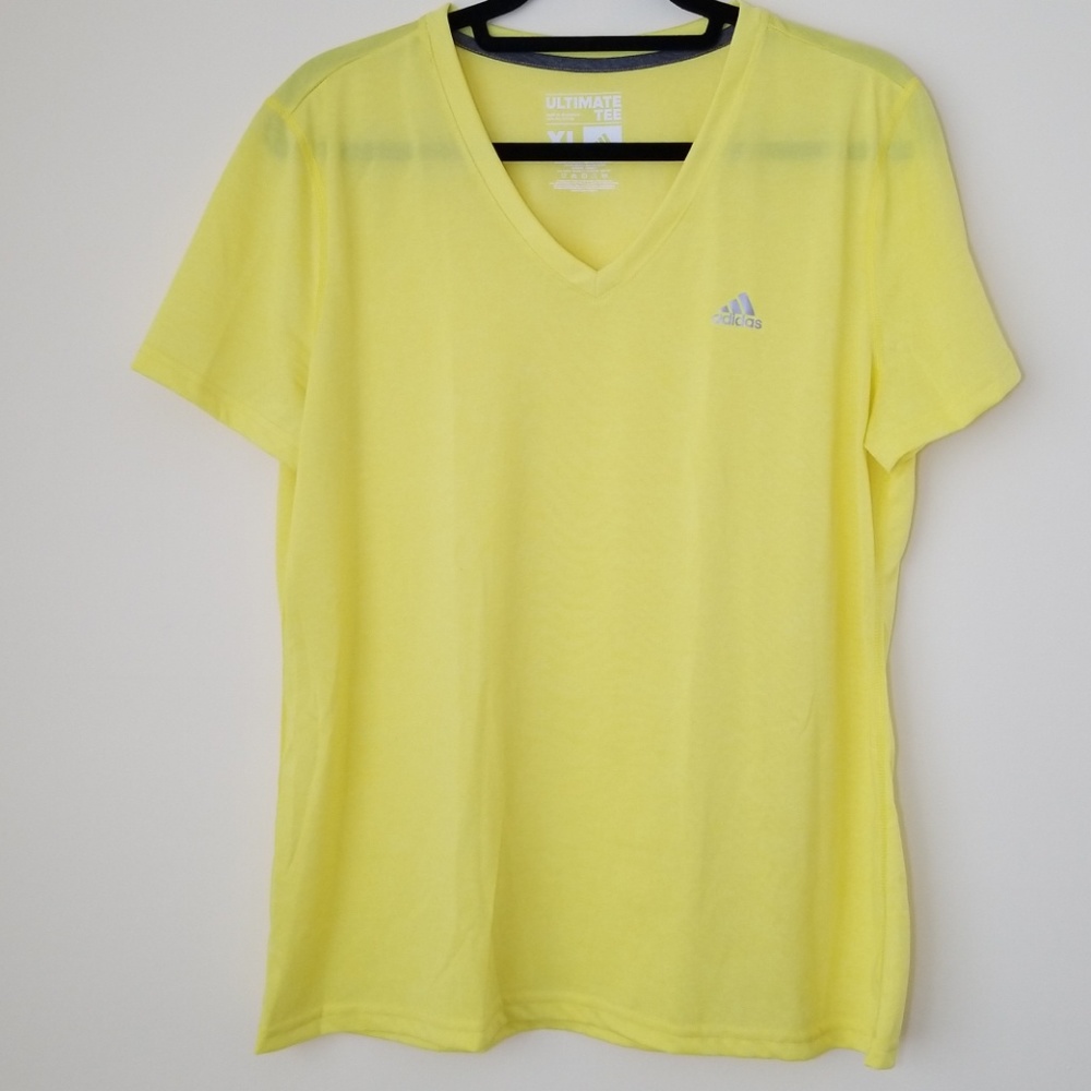 BNWOT Adidas Climalite Ultimate T XL Yellow